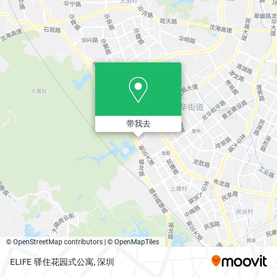 ELIFE 驿住花园式公寓地图