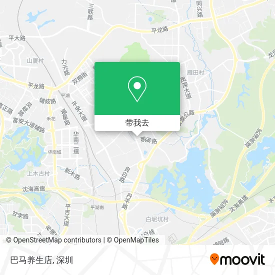 巴马养生店地图