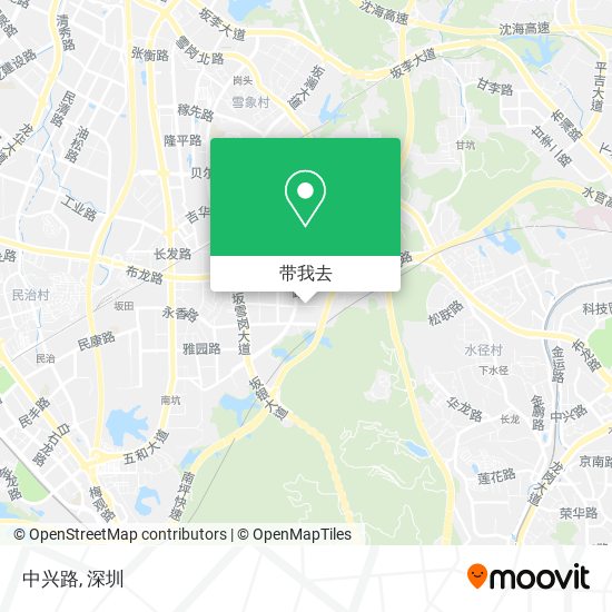 中兴路地图