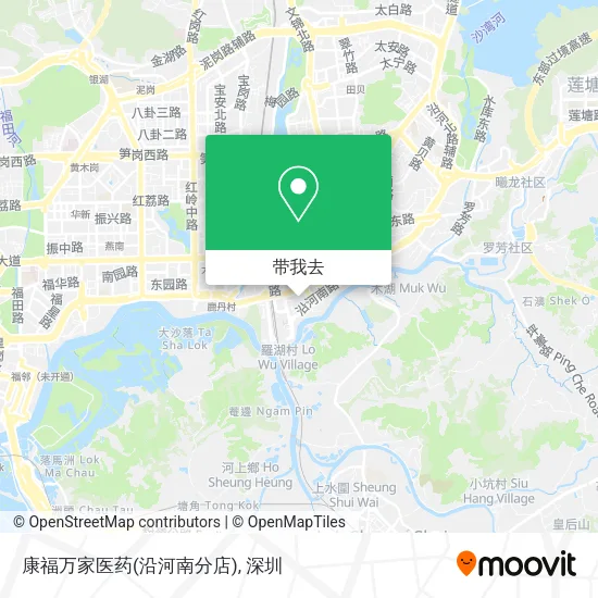 康福万家医药(沿河南分店)地图