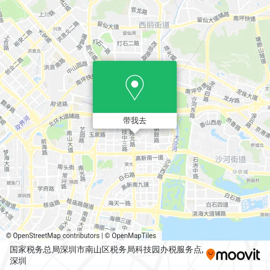 国家税务总局深圳市南山区税务局科技园办税服务点地图