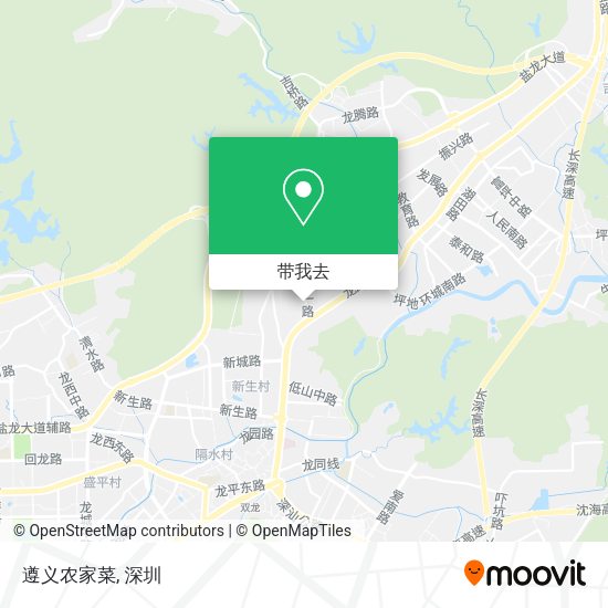 遵义农家菜地图