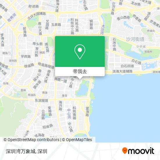 深圳湾万象城地图