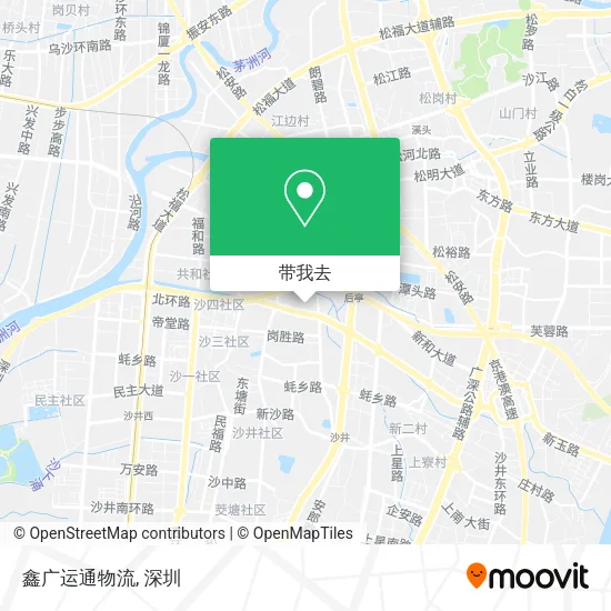 鑫广运通物流地图