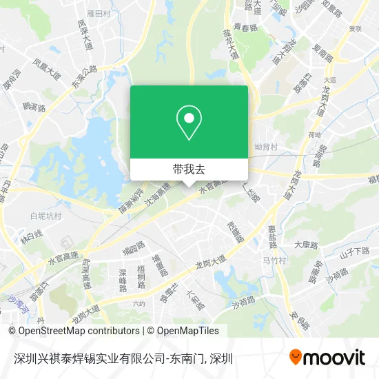 深圳兴祺泰焊锡实业有限公司-东南门地图