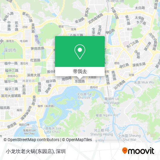 小龙坎老火锅(东园店)地图