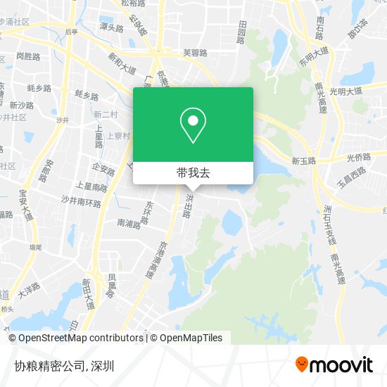 协粮精密公司地图