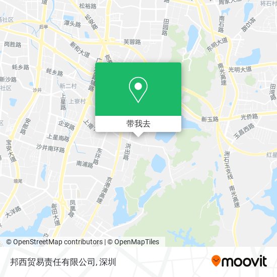 邦西贸易责任有限公司地图