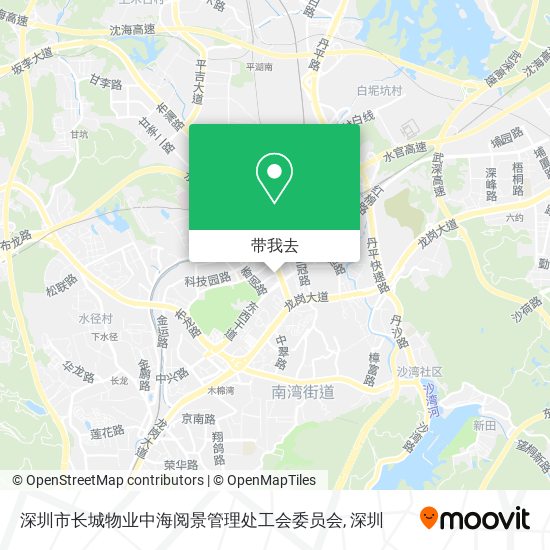 深圳市长城物业中海阅景管理处工会委员会地图