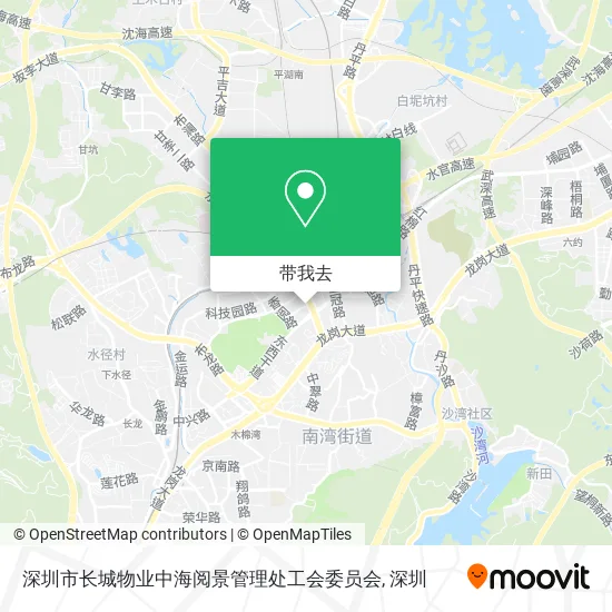 深圳市长城物业中海阅景管理处工会委员会地图
