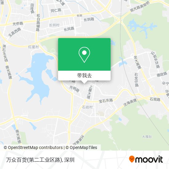 万众百货(第二工业区路)地图