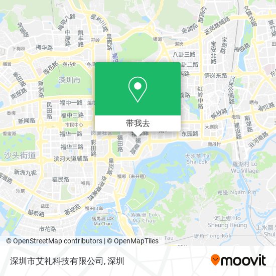 深圳市艾礼科技有限公司地图