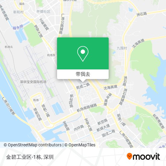 金碧工业区-1栋地图