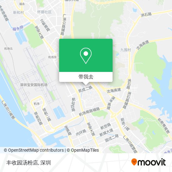 丰收园汤粉店地图