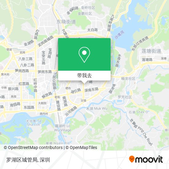 罗湖区城管局地图