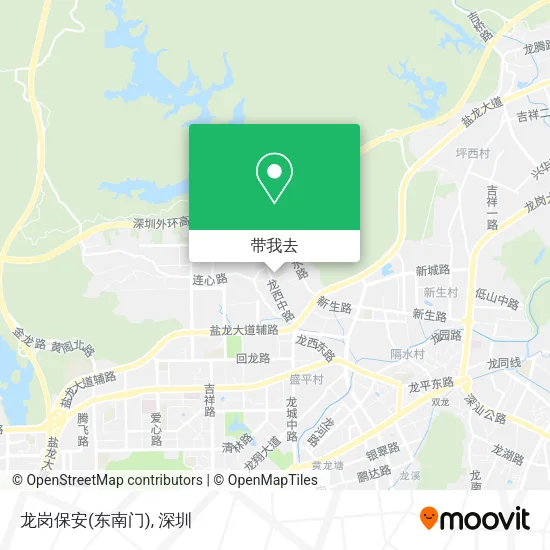 龙岗保安(东南门)地图