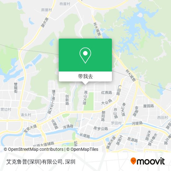 艾克鲁普(深圳)有限公司地图