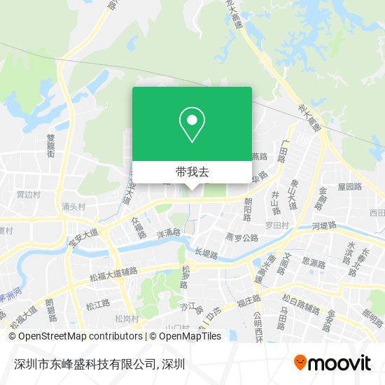 深圳市东峰盛科技有限公司地图