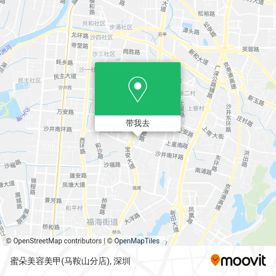 蜜朵美容美甲(马鞍山分店)地图