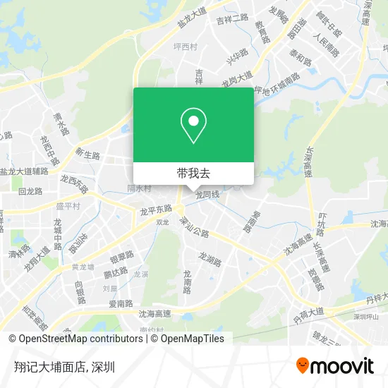 翔记大埔面店地图