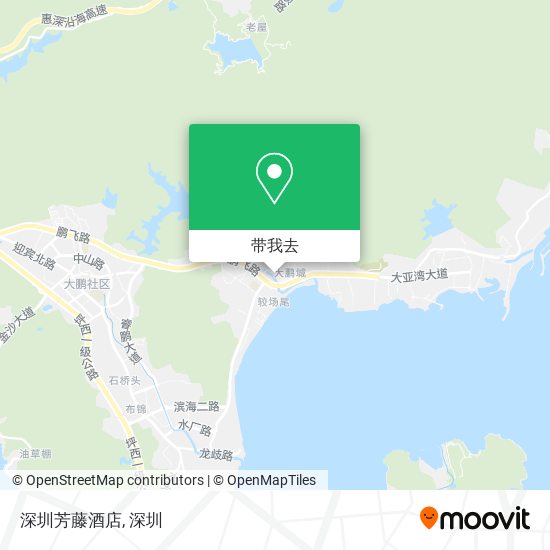 深圳芳藤酒店地图
