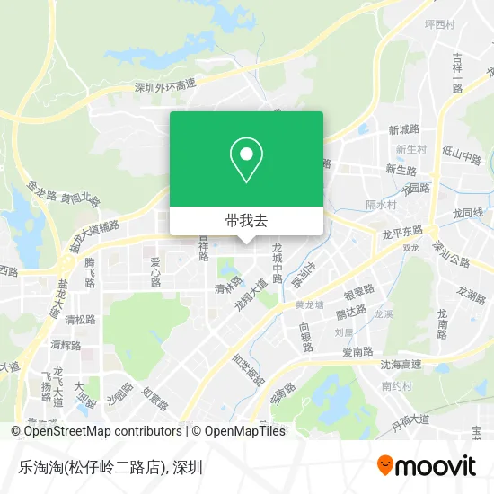 乐淘淘(松仔岭二路店)地图