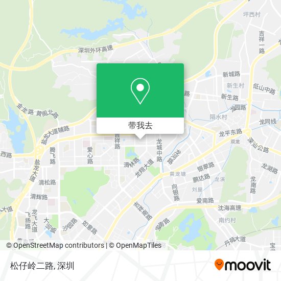 松仔岭二路地图