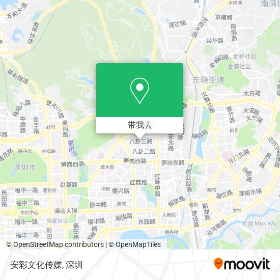 安彩文化传媒地图