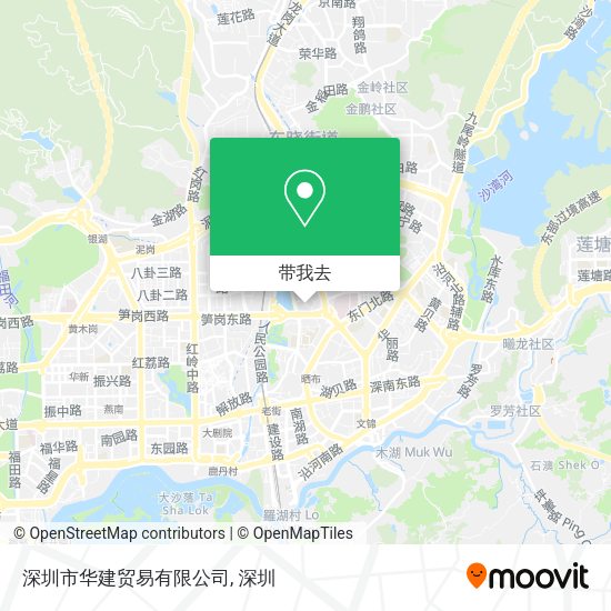 深圳市华建贸易有限公司地图