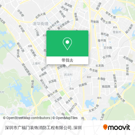 深圳市广福门装饰消防工程有限公司地图