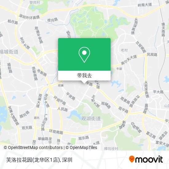 芙洛拉花园(龙华区1店)地图