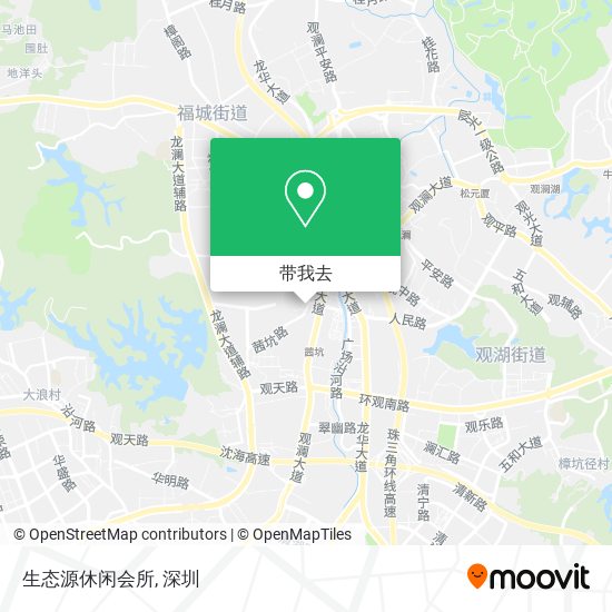生态源休闲会所地图