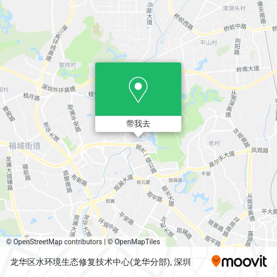 龙华区水环境生态修复技术中心(龙华分部)地图