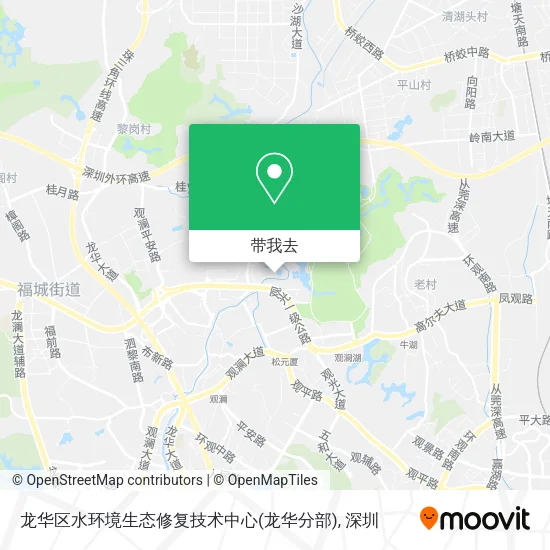 龙华区水环境生态修复技术中心(龙华分部)地图