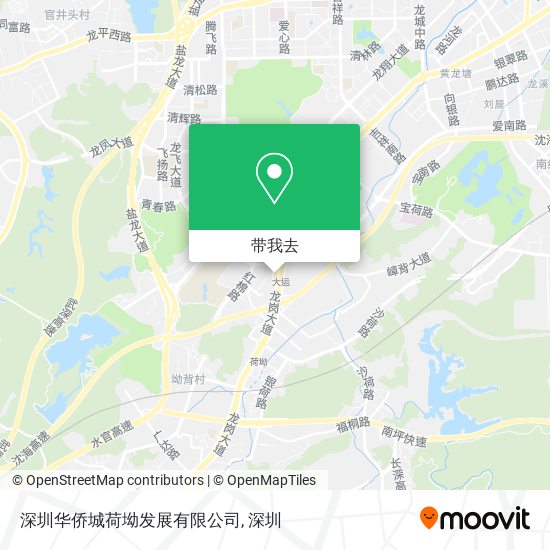 深圳华侨城荷坳发展有限公司地图