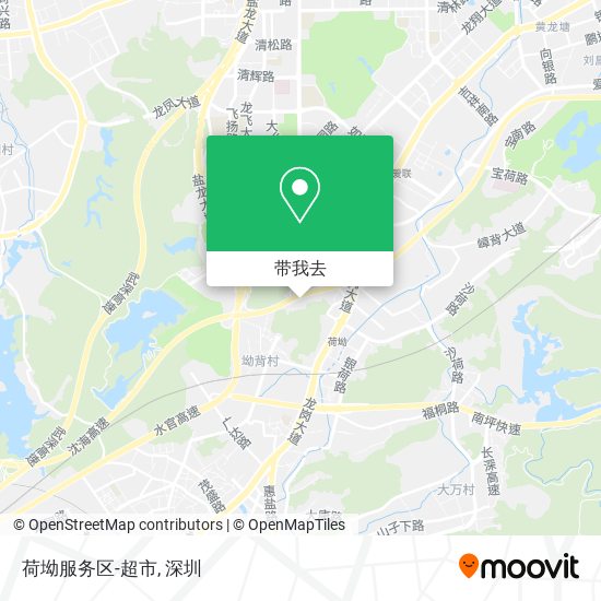 荷坳服务区-超市地图