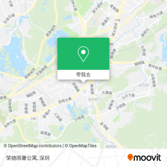荣德雨馨公寓地图