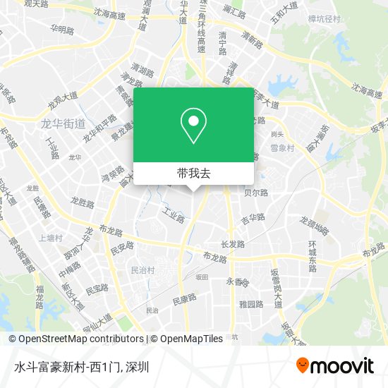 水斗富豪新村-西1门地图