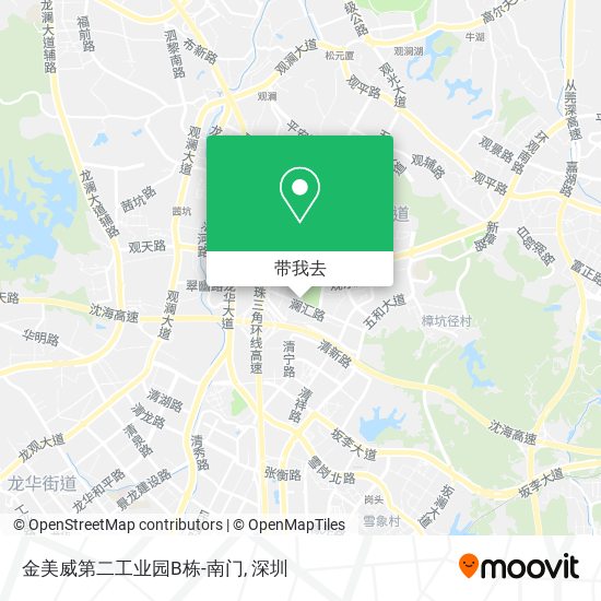 金美威第二工业园B栋-南门地图