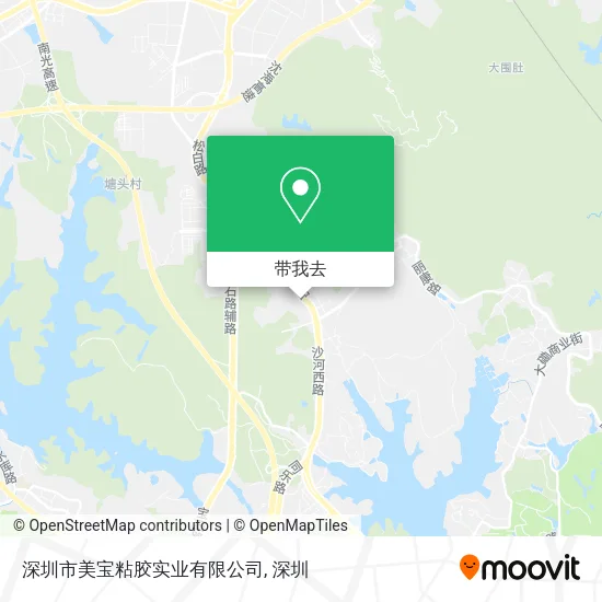 深圳市美宝粘胶实业有限公司地图
