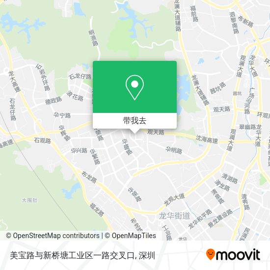 美宝路与新桥塘工业区一路交叉口地图