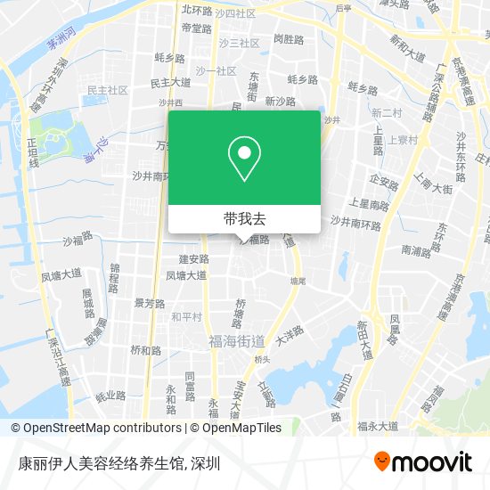 康丽伊人美容经络养生馆地图