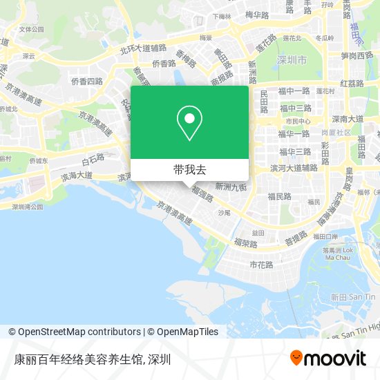 康丽百年经络美容养生馆地图