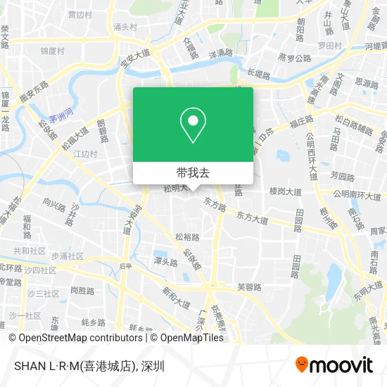 SHAN L·R·M(喜港城店)地图