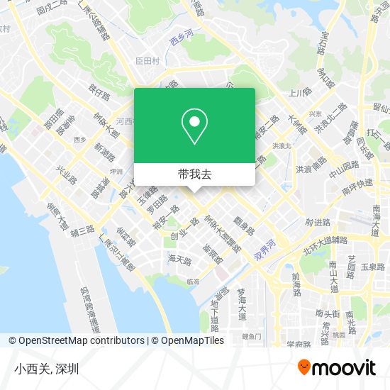 小西关地图