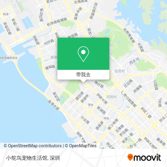 小鸵鸟宠物生活馆地图