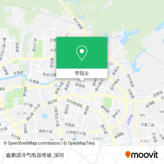 鑫鹏源冷气电器维修地图