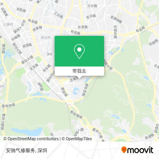 安驰气修服务地图