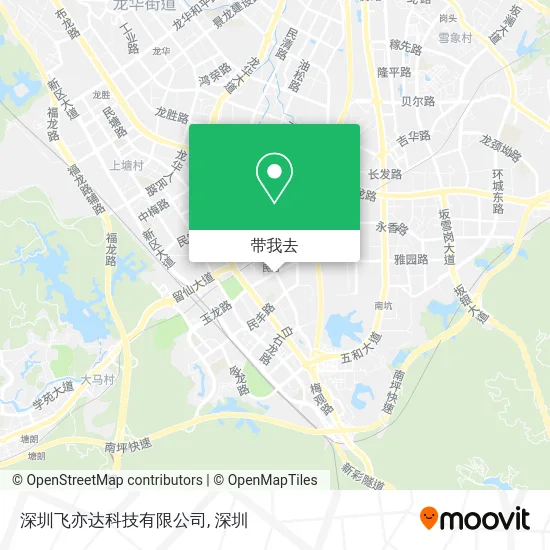 深圳飞亦达科技有限公司地图