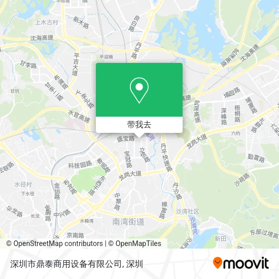 深圳市鼎泰商用设备有限公司地图